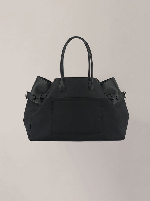 Dual-Tone Cowhide leather Tote
